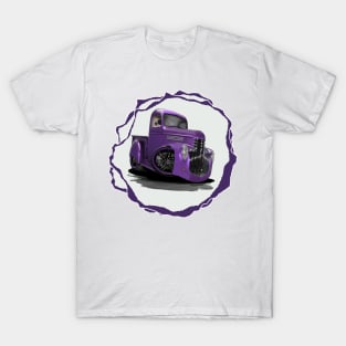 "Purple Haze" 1941 Chevy Pickup Truck Cartoon Style T-Shirt